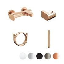 Настенный смеситель для ванны Eleganta EL 022 с душевым набором