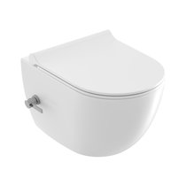WC с насадкой для биде Uni Chrome RimOff